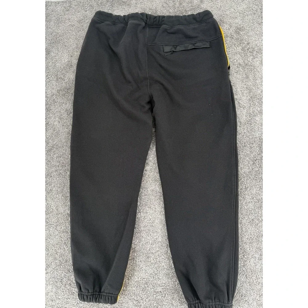 The North Face Heritage Athletics Fleece Jogger Sweatpants Men's L Black Gold